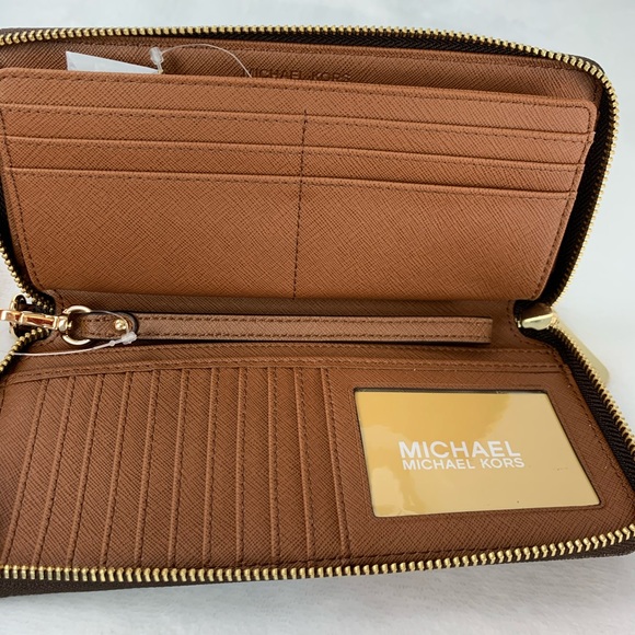 NWT, Michael Kors Large Continental Wallet Jet Set - Picture 5 of 7